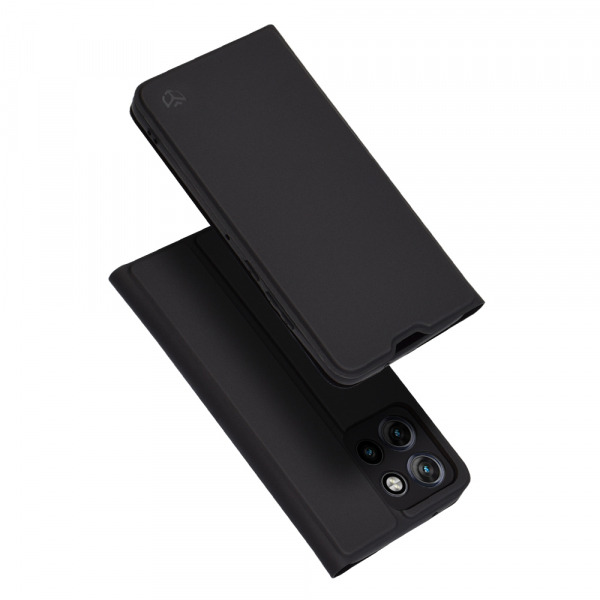 Husa pentru Motorola Edge 50 Neo, Techsuit, Magskin Book, Neagra
