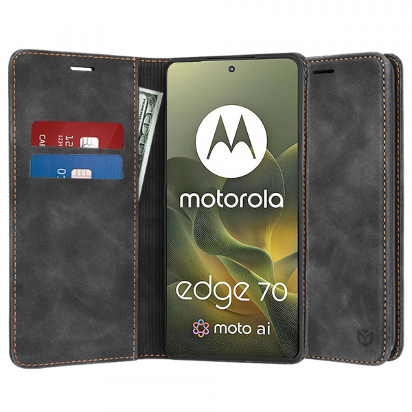 Husa pentru Motorola Edge 70, Techsuit, Confy, Neagra