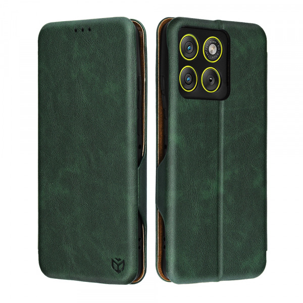 Husa pentru Motorola Edge 70, Techsuit, Safe Wallet Plus, Verde