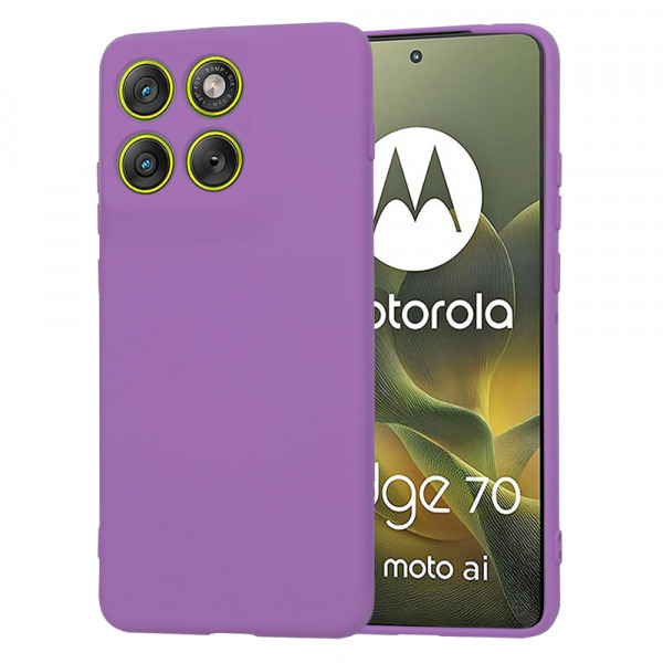 Husa pentru Motorola Edge 70, Techsuit, SoftFlex, Mov