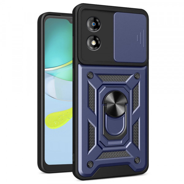 Husa pentru Motorola Moto E13, Techsuit, CamShield, Albastra