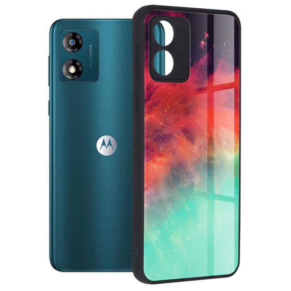 Husa pentru Motorola Moto E13, Techsuit, Glaze, Turcoaz