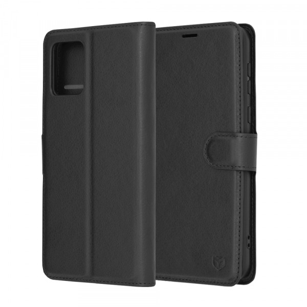 Husa pentru Motorola Moto E13, Techsuit, Leather Folio, Neagra
