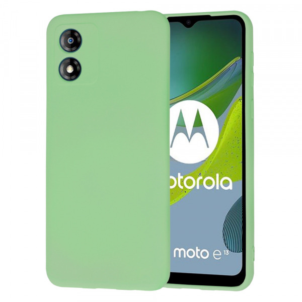 Husa pentru Motorola Moto E13, Techsuit, SoftFlex, Verde Deschis