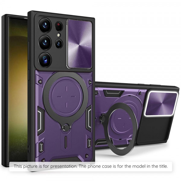 Husa pentru Motorola Moto E15 / G05, Techsuit, CamGuard Pro, Mov