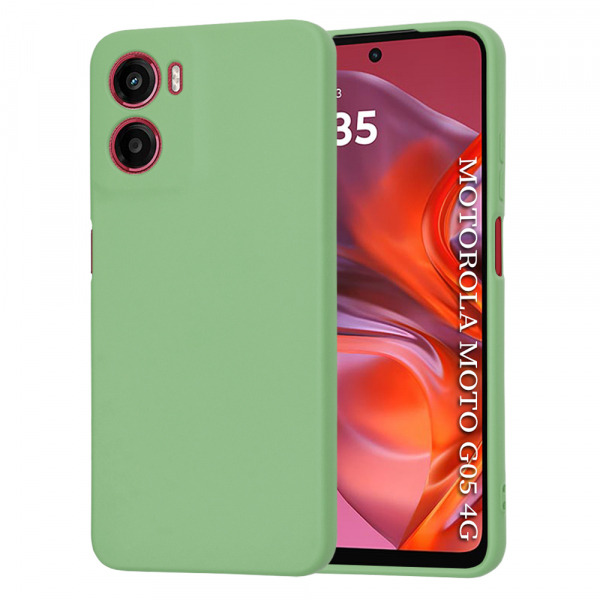 Husa pentru Motorola Moto E15 / G05, Techsuit, SoftFlex, Verde Deschis