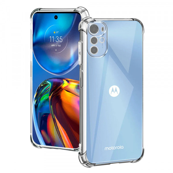 Husa pentru Motorola Moto E32s / E32 / G22, Techsuit, Shockproof Clear, Transparenta