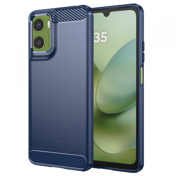 Husa pentru Motorola Moto G06 Power / G06, Techsuit, Carbon, Albastra
