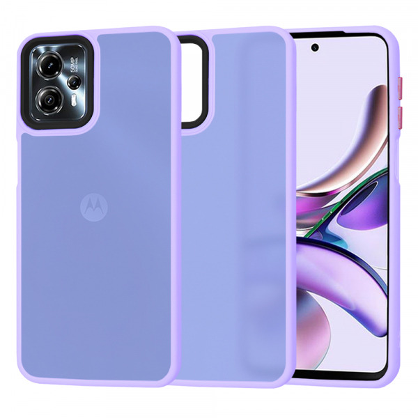 Husa pentru Motorola Moto G13 / G23, Techsuit, HaloFrost, Mov Deschis