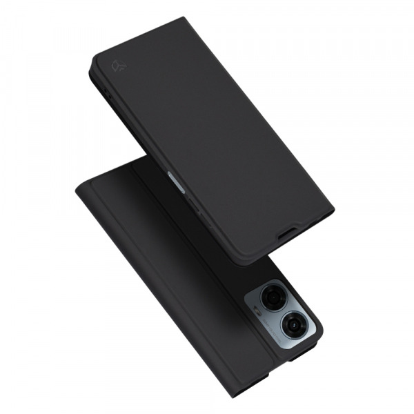 Husa pentru Motorola Moto G24 Power, Techsuit, Magskin Book, Neagra