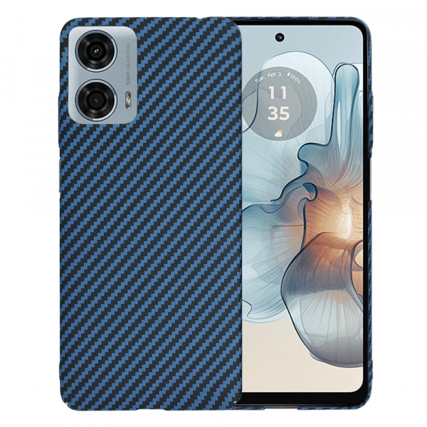 Husa pentru Motorola Moto G24 Power, Techsuit, Carbonite FiberShell, Turcoaz