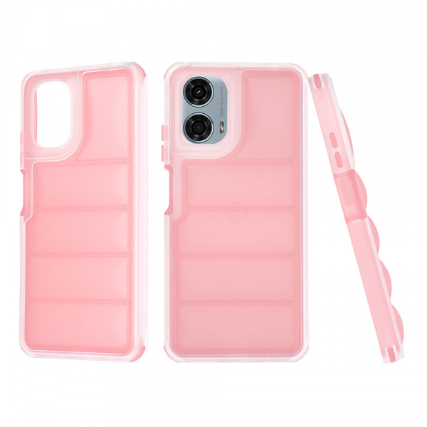 Husa pentru Motorola Moto G24 Power, Techsuit, Wave Shield, Roz