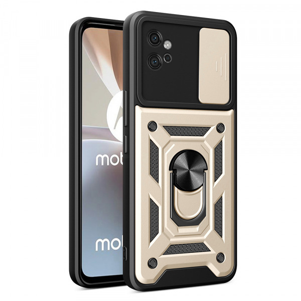 Husa pentru Motorola Moto G32, Techsuit, CamShield, Aurie