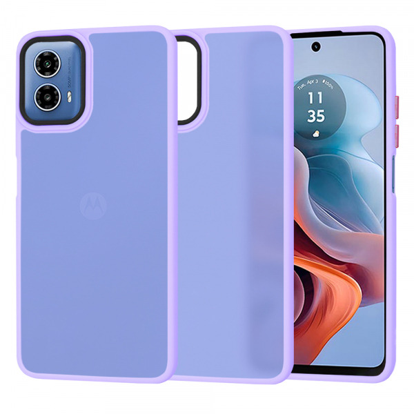 Husa pentru Motorola Moto G45 / G34, Techsuit, HaloFrost, Mov Deschis