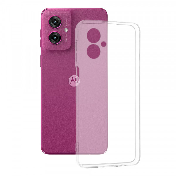Husa pentru Motorola Moto G55, Techsuit, Clear, Transparenta