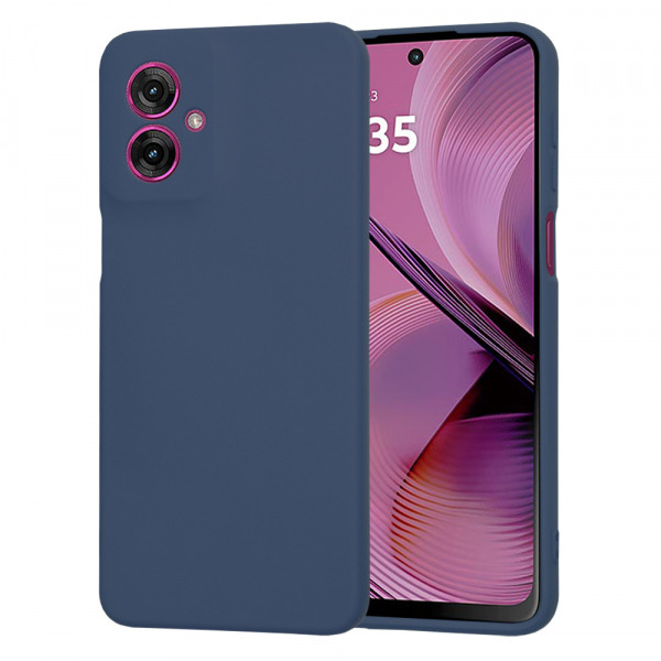 Husa pentru Motorola Moto G55, Techsuit, SoftFlex, Bleumarin
