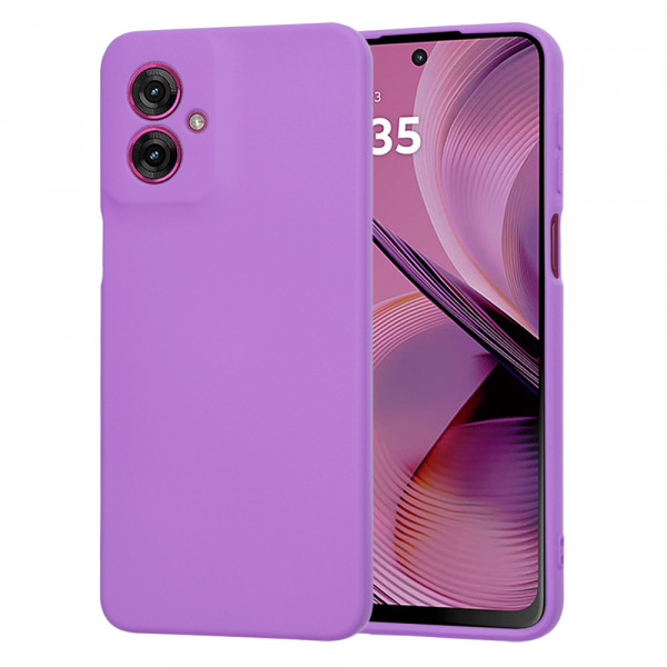 Husa pentru Motorola Moto G55, Techsuit, SoftFlex, Mov