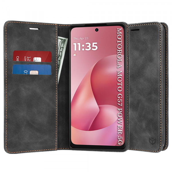 Husa pentru Motorola Moto G67 Power / G57 Power, Techsuit, Confy, Neagra
