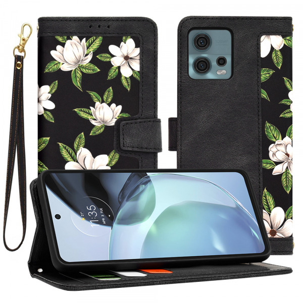 Husa pentru Motorola Moto G72, Techsuit, FlipCraft, Neagra