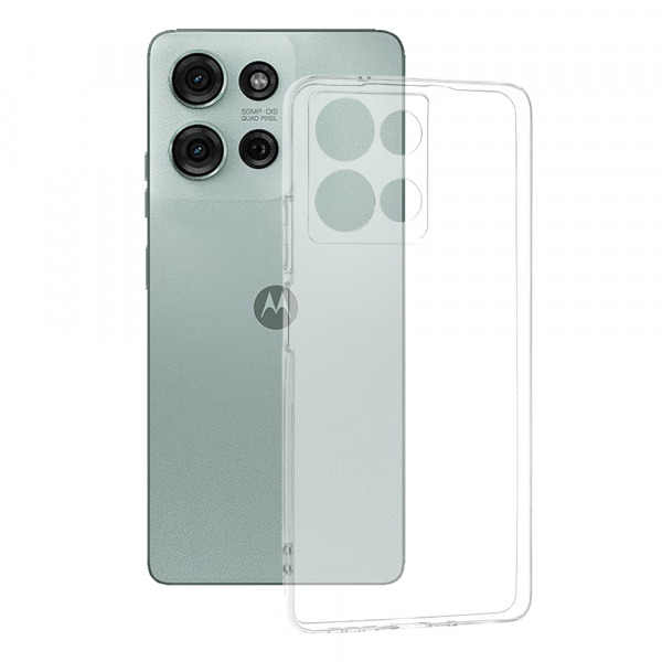Husa pentru Motorola Moto G75, Techsuit, Clear, Transparenta