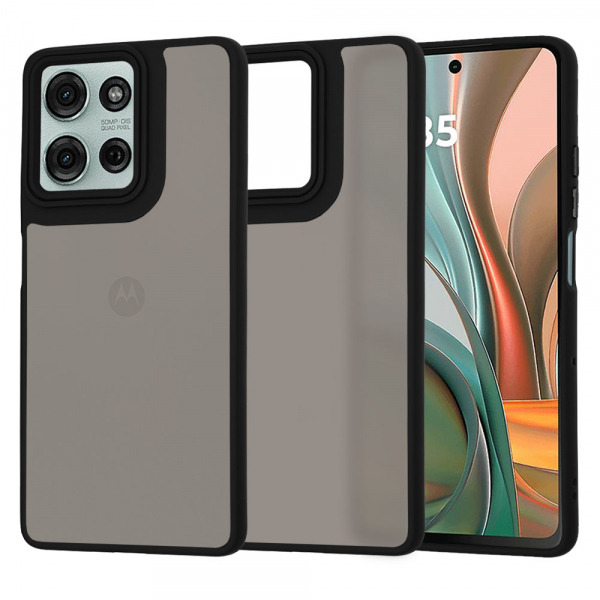 Husa pentru Motorola Moto G75, Techsuit, HaloFrost, Fumurie