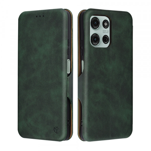 Husa pentru Motorola Moto G75, Techsuit, Safe Wallet Plus, Verde