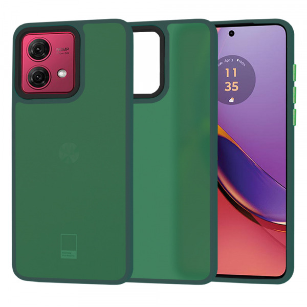Husa pentru Motorola Moto G84, Techsuit, HaloFrost, Verde