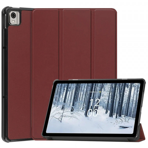 Husa pentru Nokia T21, Techsuit, FoldPro, Rosie