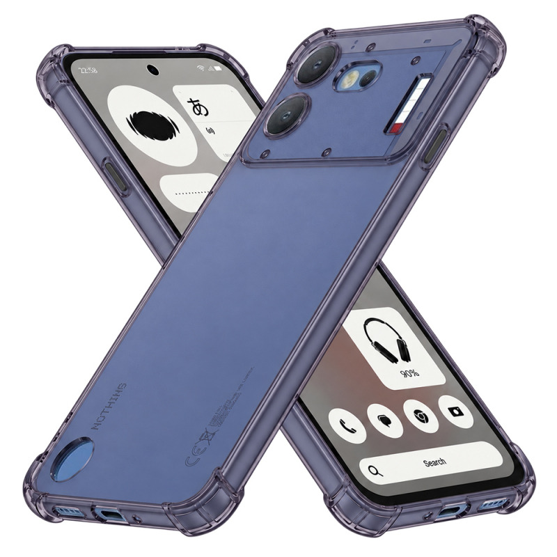 Husa pentru Nothing Phone (4b), Techsuit, Shockproof Clear, Fumurie