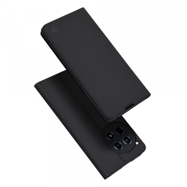 Husa pentru OnePlus 12R, Techsuit, Magskin Book, Neagra