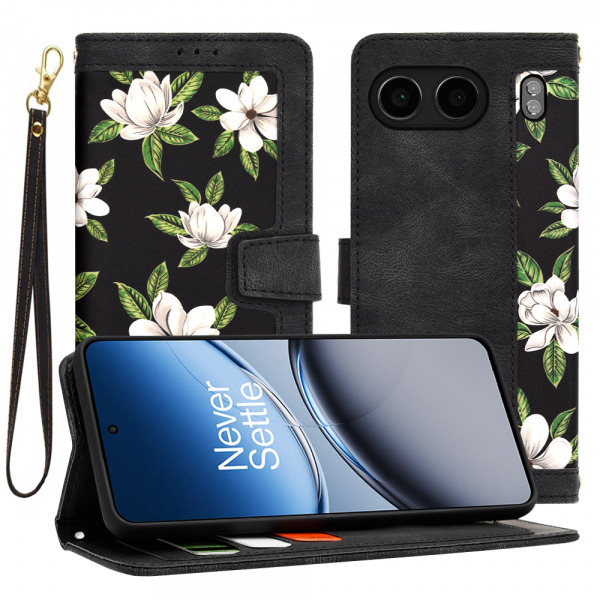 Husa pentru OnePlus Nord 4, Techsuit, FlipCraft, Neagra