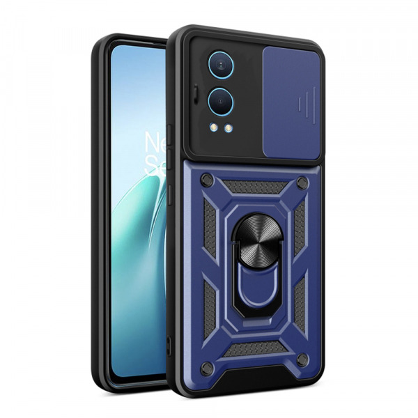 Husa pentru OnePlus Nord CE4 Lite, Techsuit, CamShield, Albastra