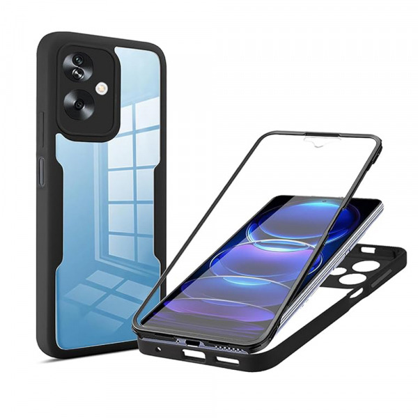 Husa pentru OnePlus Nord N30 SE / Oppo A79, Techsuit, ColorVerse 360, Neagra