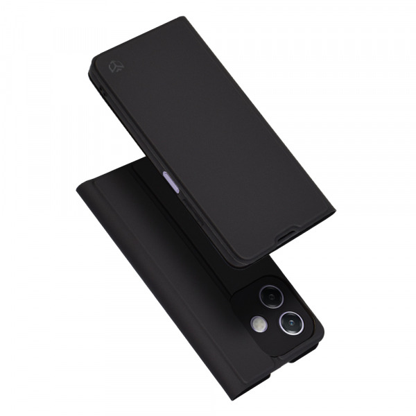 Husa pentru Oppo A3 4G / A3, Techsuit, Magskin Book, Neagra