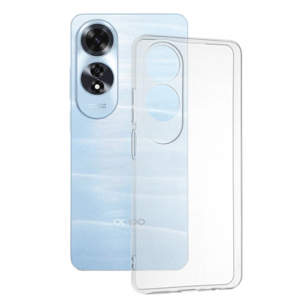 Husa pentru Oppo A60, Techsuit, Clear, Transparenta