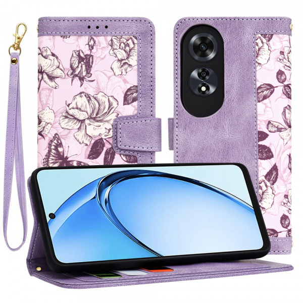 Husa pentru Oppo A60, Techsuit, FlipCraft, Mov