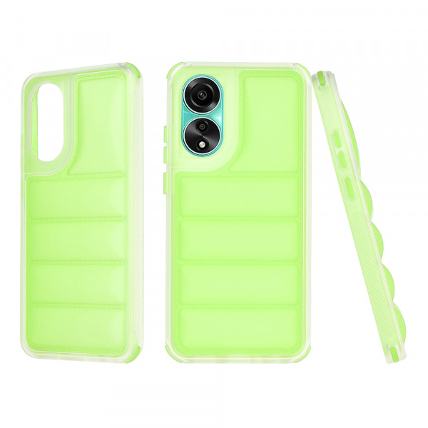 Husa pentru Oppo A78 4G, Techsuit, Wave Shield, Verde