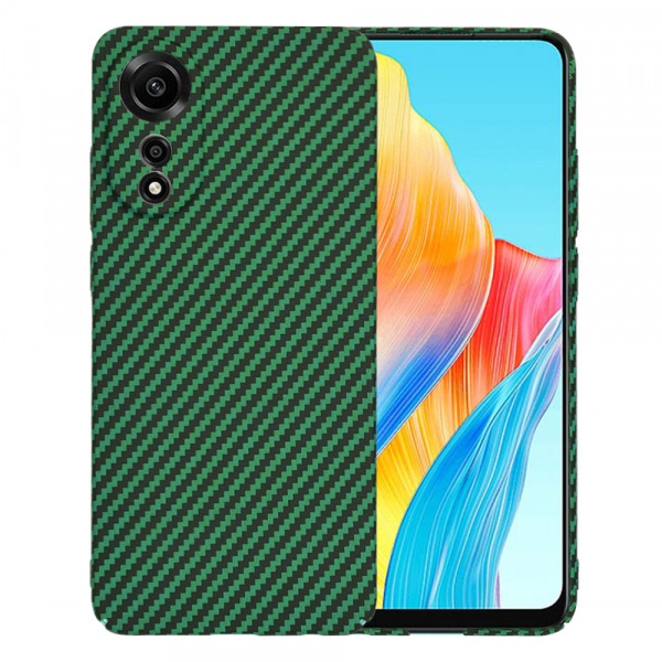 Husa pentru Oppo A78 4G, Techsuit, Carbonite FiberShell, Verde