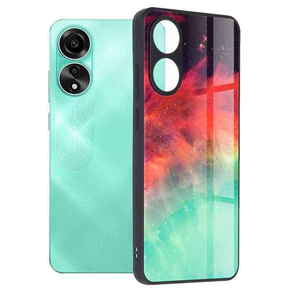 Husa pentru Oppo A78 4G, Techsuit, Glaze, Turcoaz