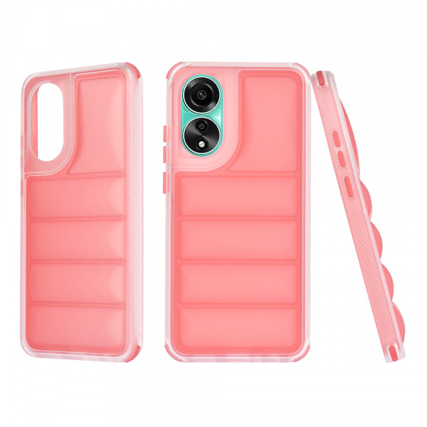 Husa pentru Oppo A78 4G, Techsuit, Wave Shield, Rosie