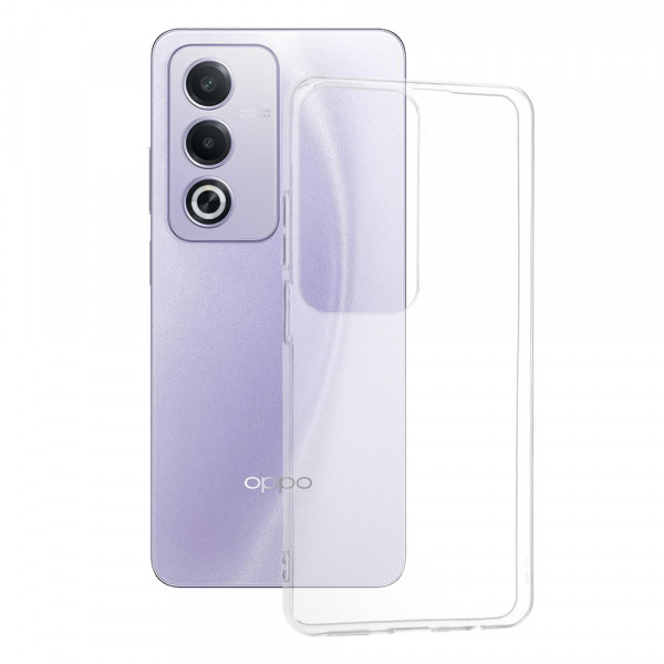 Husa pentru Oppo A80, Techsuit, Clear (Big Lens Hole), Transparenta