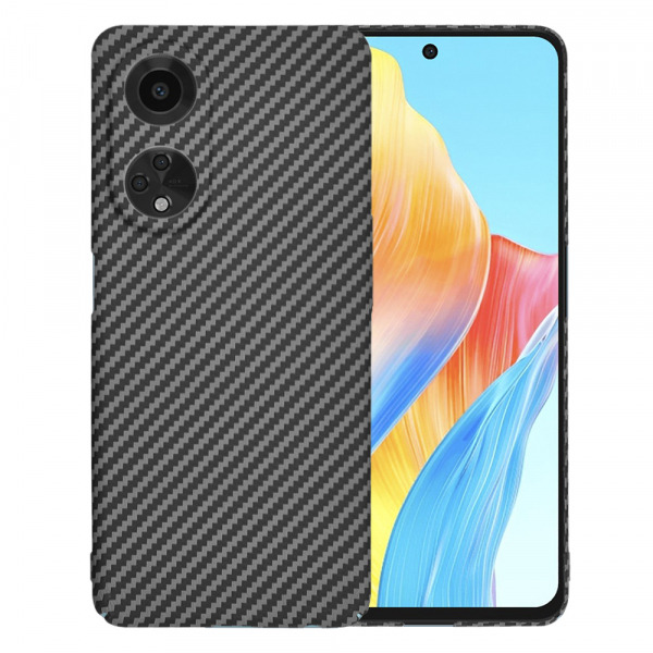 Husa pentru Oppo A98, Techsuit, Carbonite FiberShell, Neagra