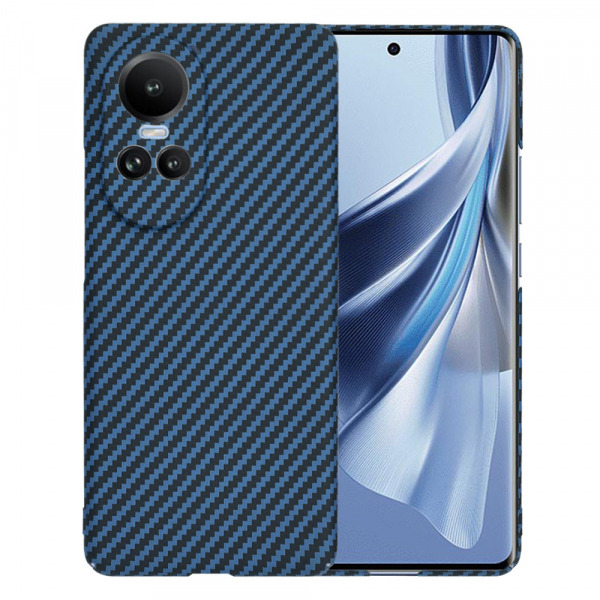 Husa pentru Oppo Reno10 / Reno10 Pro, Techsuit, Carbonite FiberShell, Turcoaz