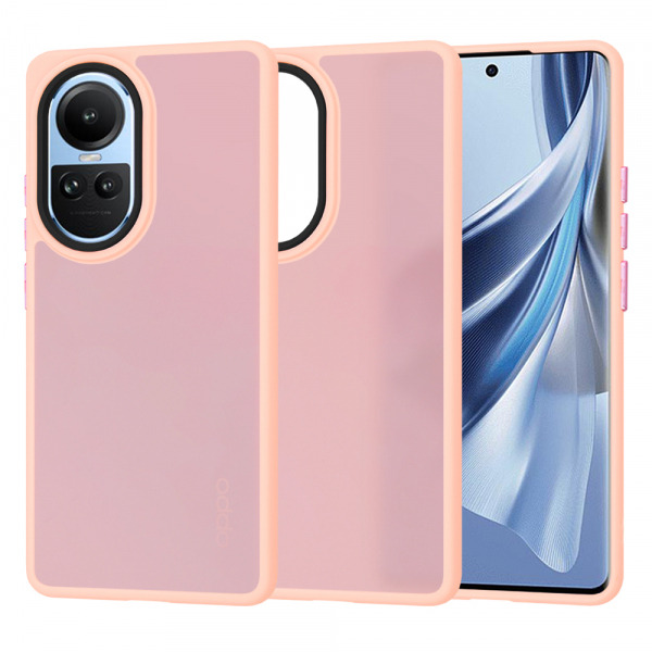 Husa pentru Oppo Reno10 / Reno10 Pro, Techsuit, HaloFrost, Roz
