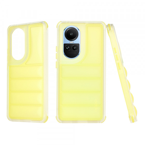 Husa pentru Oppo Reno10 / Reno10 Pro, Techsuit, Wave Shield, Galbena