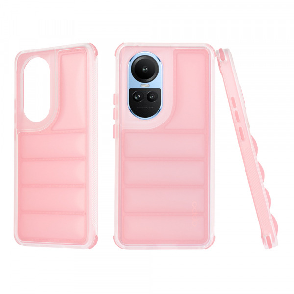 Husa pentru Oppo Reno10 / Reno10 Pro, Techsuit, Wave Shield, Roz
