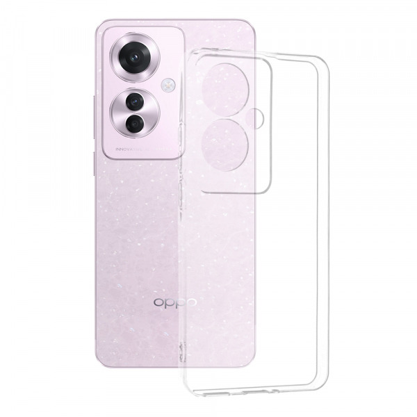 Husa pentru Oppo Reno11 F, Techsuit, Clear, Transparenta