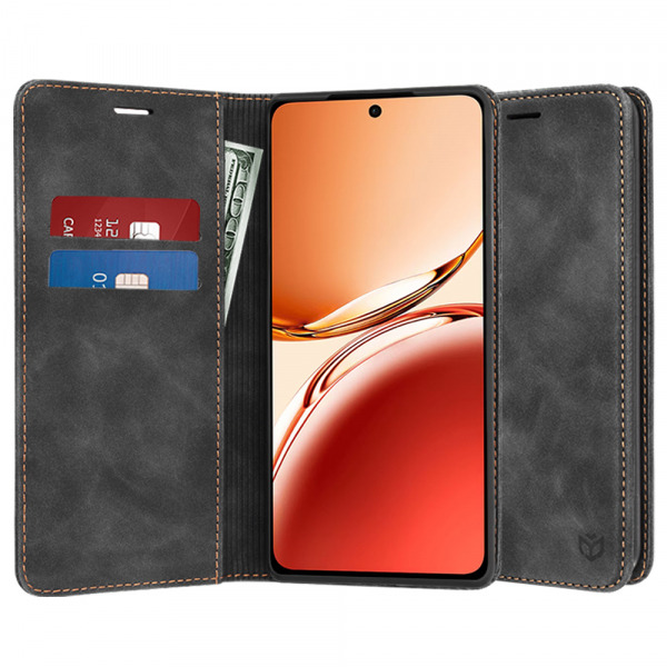 Husa pentru Oppo Reno12 FS 5G / Reno12 FS 4G / Reno12 F 4G / Reno12 F, Techsuit, Confy, Neagra