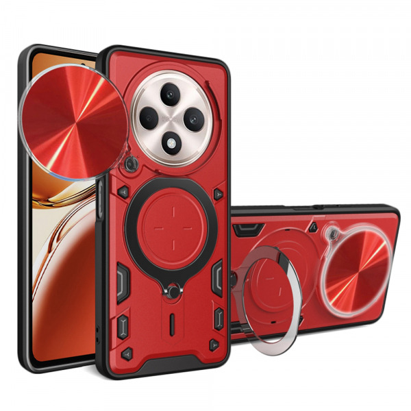 Husa pentru Oppo Reno12 FS 5G / Reno12 FS 4G / Reno12 F 4G / Reno12 F, Techsuit, CamGuard Pro, Rosie