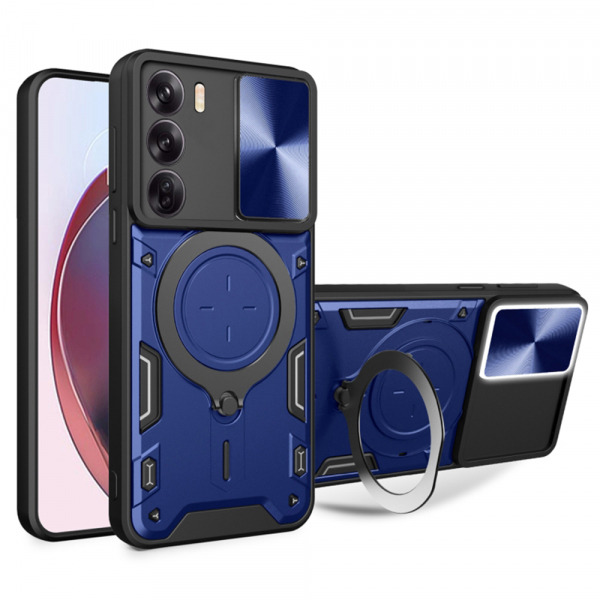 Husa pentru Oppo Reno12 Pro, Techsuit, CamGuard Pro, Albastra